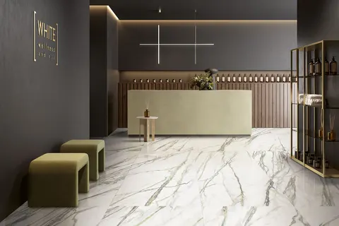 Recepție placată cu I Bianchi Sea Salt 89×177.8